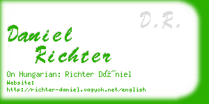 daniel richter business card